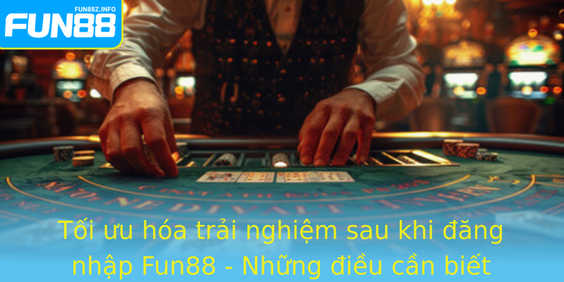 Toi Uu Hoa Trai Nghiem Sau Khi Ang Nhap Fun88 Nhung Ieu Can Biet